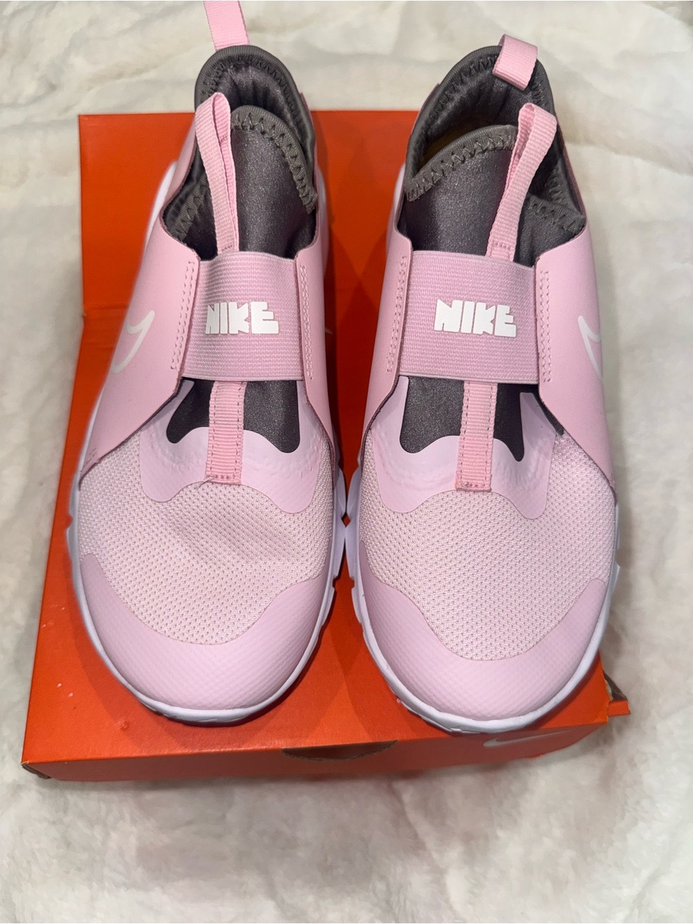 Nike Kids' Slip-On Athletic Shoes - Pink Size 5